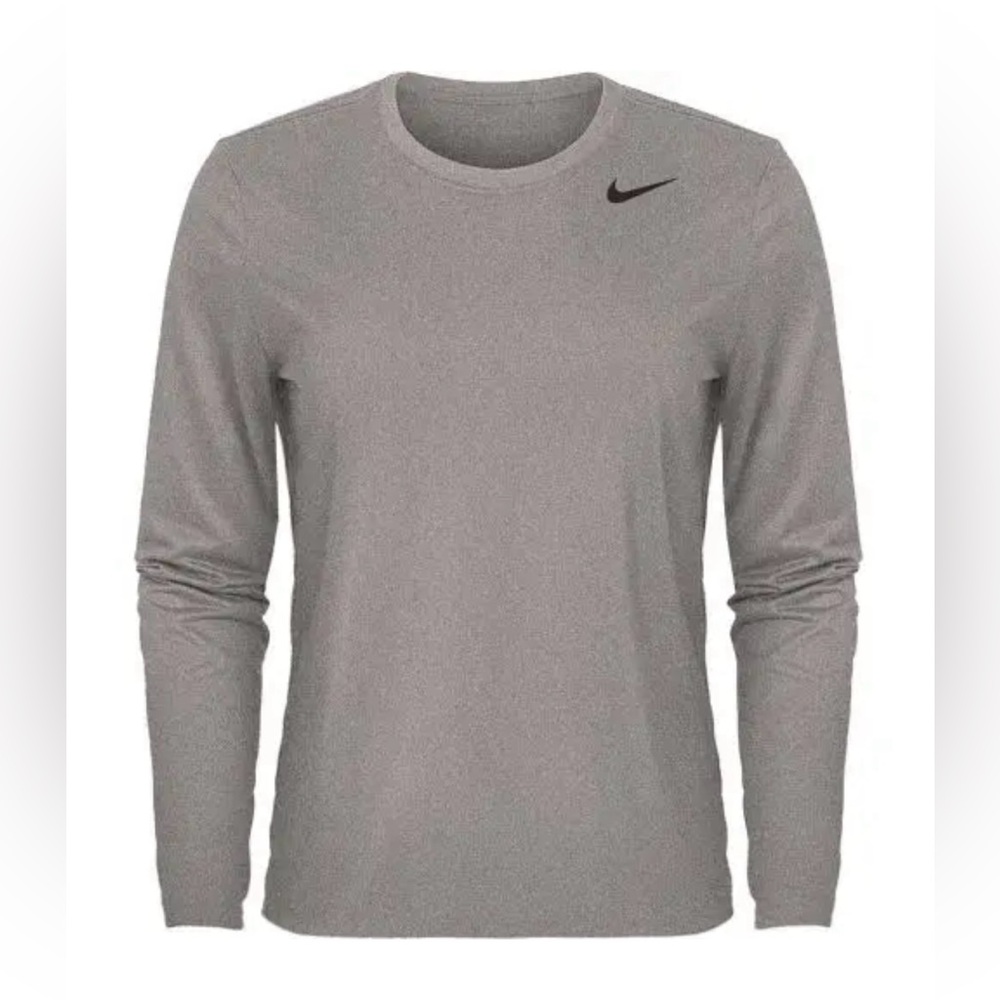 Nike Women's Team Legend Long Sleeve Tee. Dri-FIT. Grey. S. NWT.
